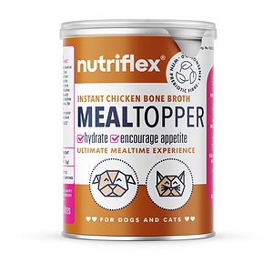 NutriFlex Dog Gravy Chicken Bone Broth Meal Topper For Dogs and Cats